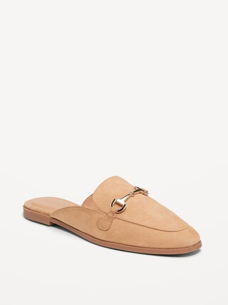Faux-Leather Loafer Mule Shoes | Old Navy (US)