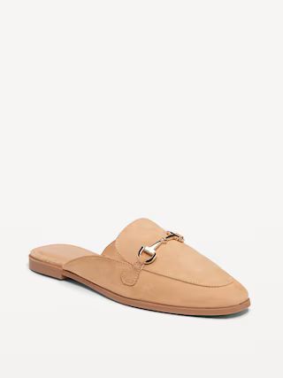 Faux-Leather Loafer Mule Shoes | Old Navy (US)