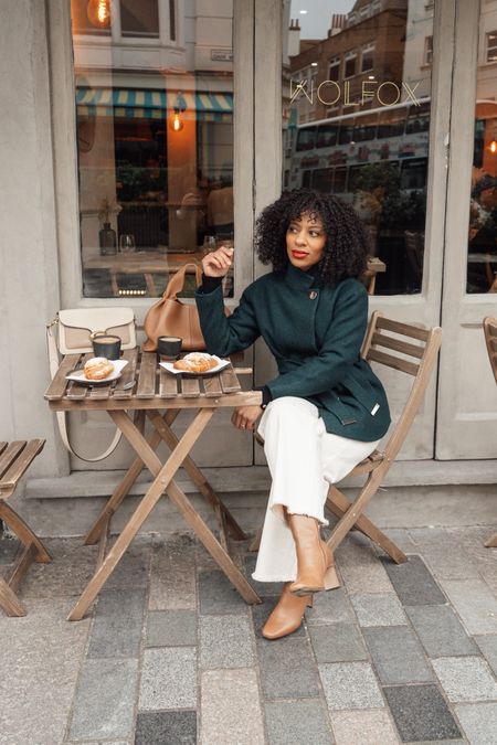 I love this early Spring outfit consisting of white jeans, green coat and camel ankle boots. 

Petite fashion, petite style 

#LTKeurope #LTKstyletip #LTKSeasonal