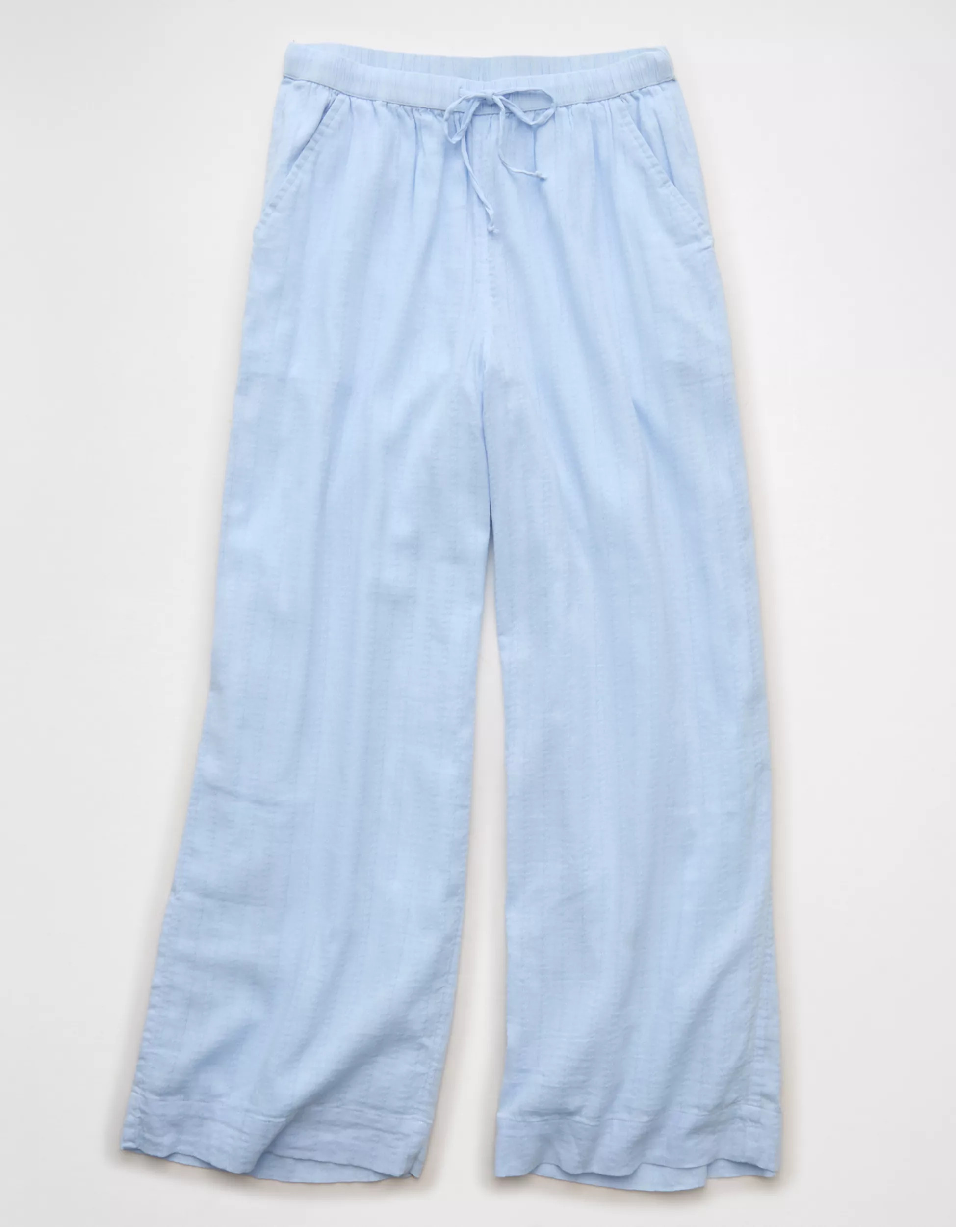 AE High-Waisted Wide-Leg Textured Pant | American Eagle Outfitters (US & CA)