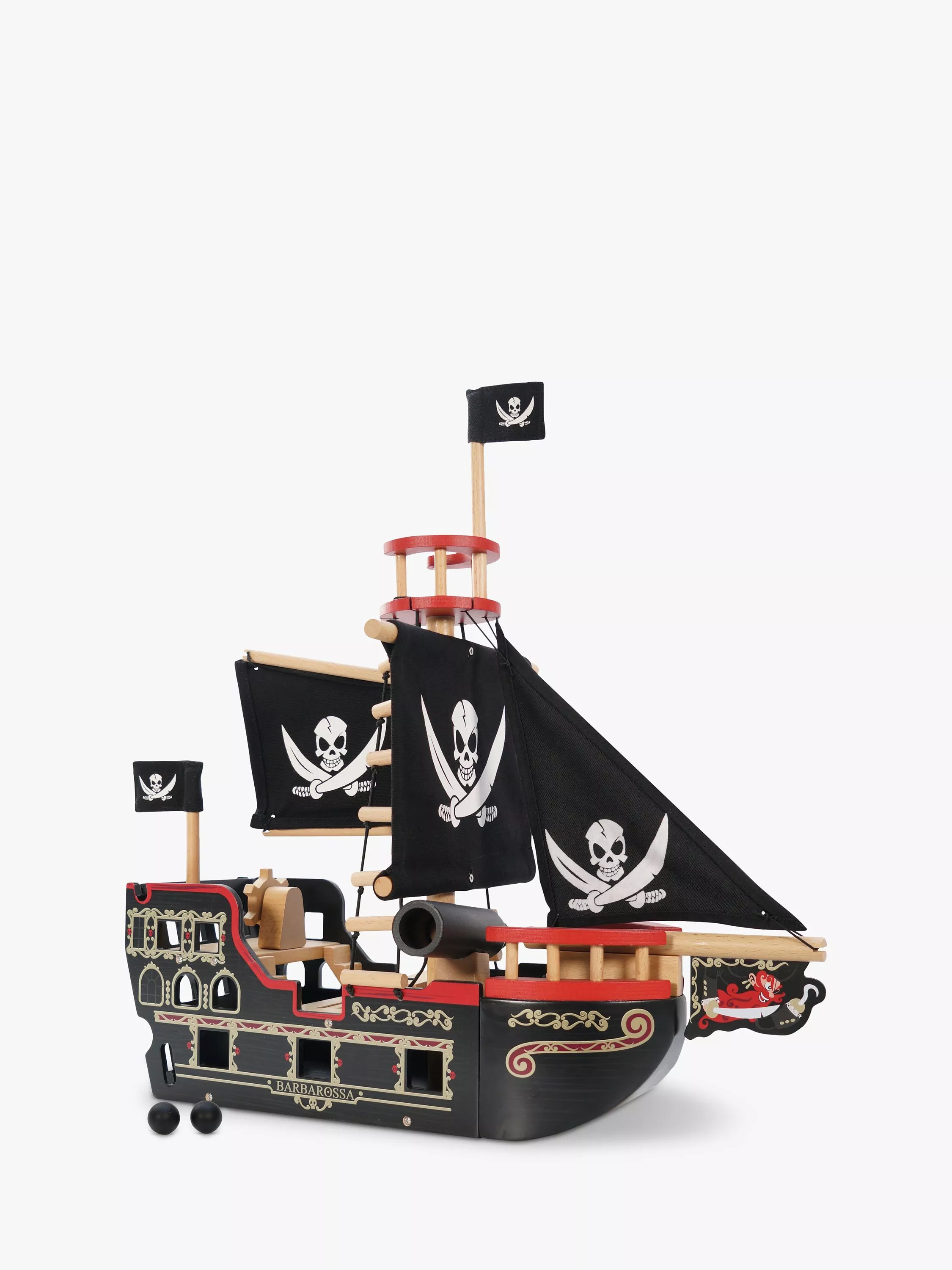 Le Toy Van Barbarossa Pirate Ship | John Lewis (UK)