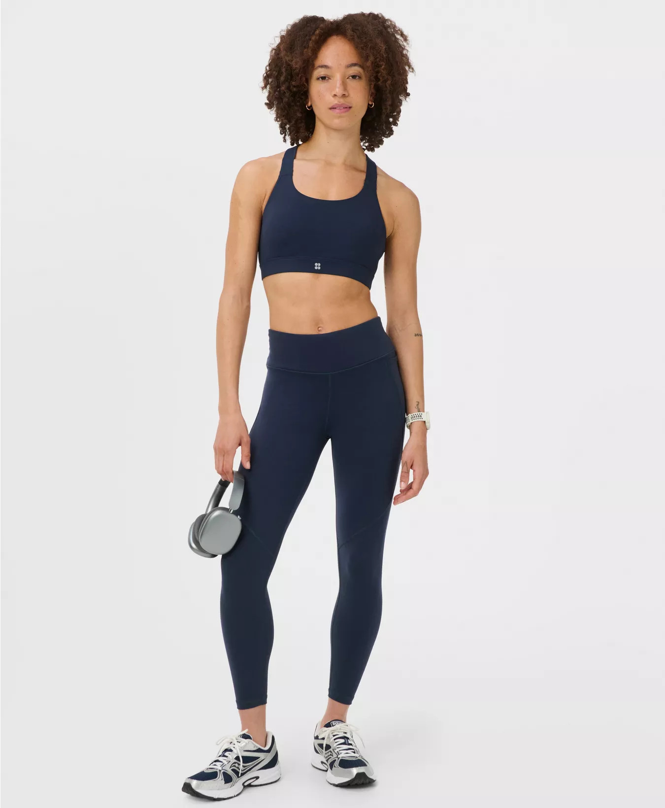 Leak Protect Power 7/8 Leggings - Navy Blue | Women's Leggings | Sweaty Betty | Sweaty Betty UK