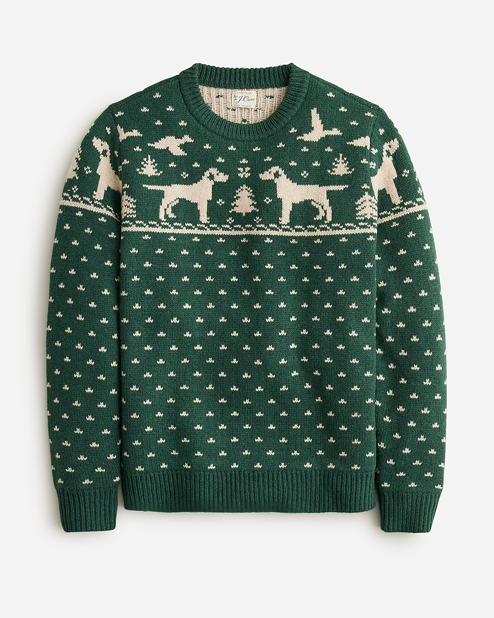 Lambswool Fair Isle crewneck sweater | J. Crew US