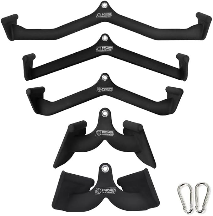 POWER GUIDANCE LAT Pulldown Attachments, Pull Down Bar with Ergonomic Handle, Cable Machine Attac... | Amazon (US)