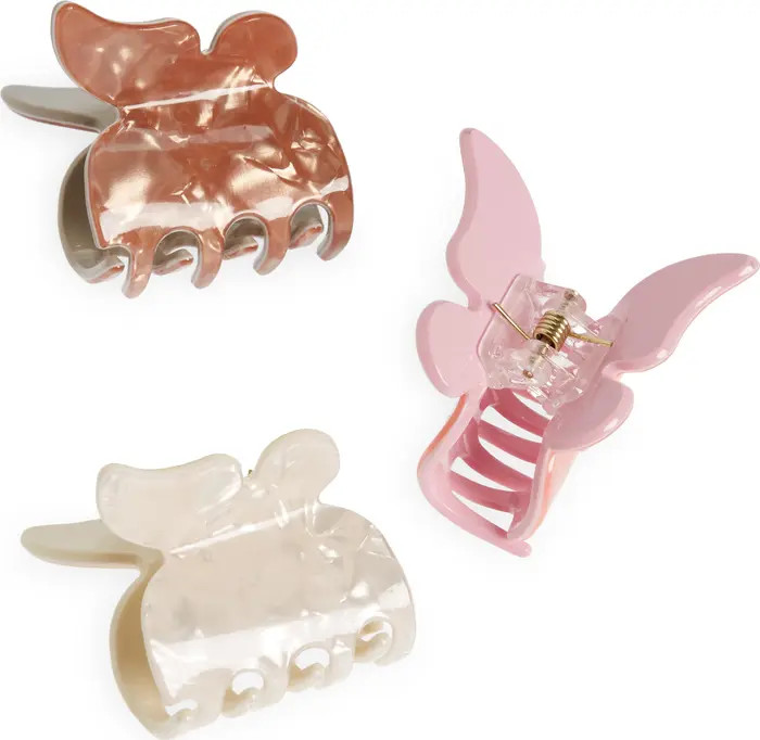 BP. Assorted 3-Pack Butterfly Jaw Clips | Nordstrom | Nordstrom