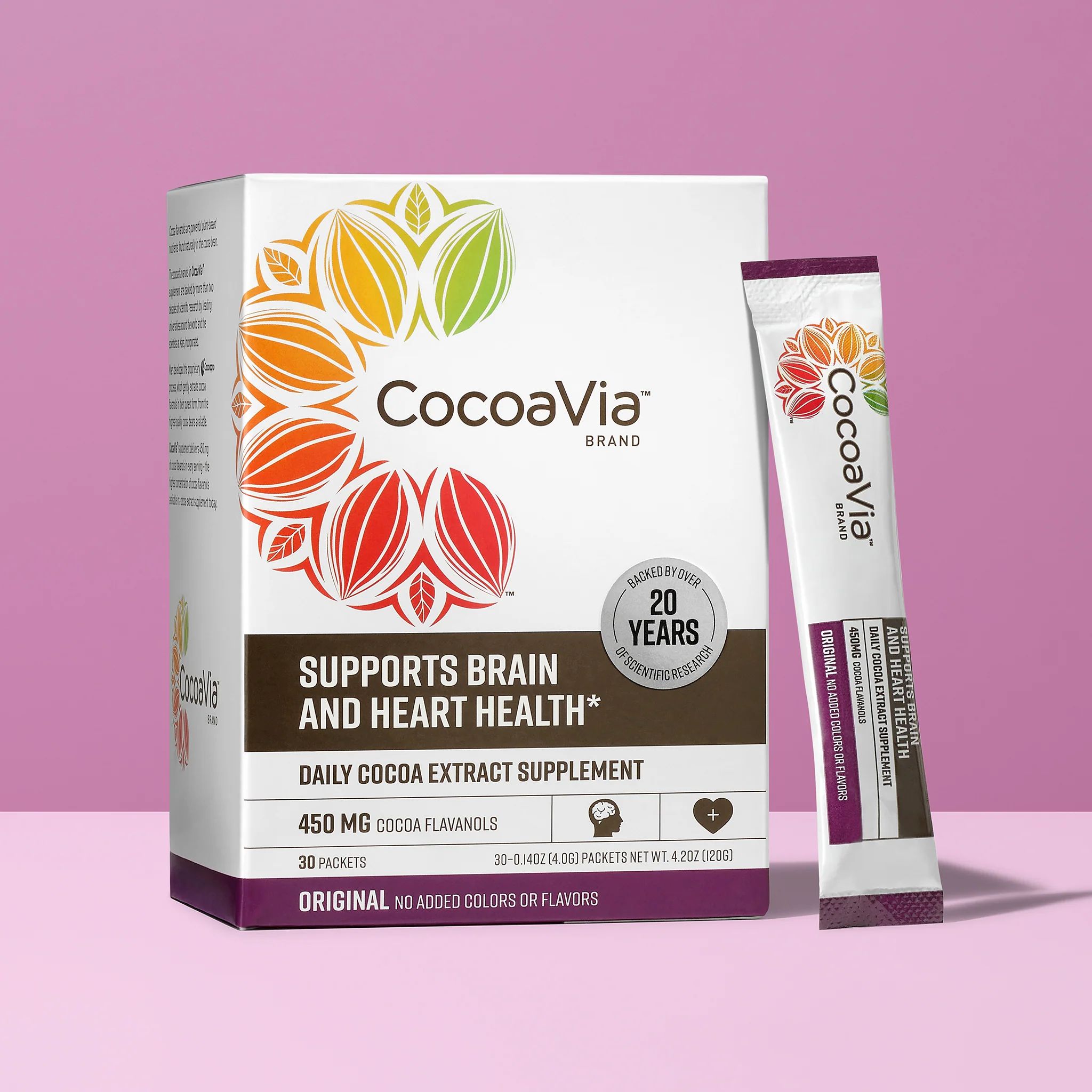 Original Flavor, Cocoa Flavanol Drink Mix - | CocoaVia