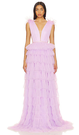 Sabrina Gown in Lavender | Revolve Clothing (Global)