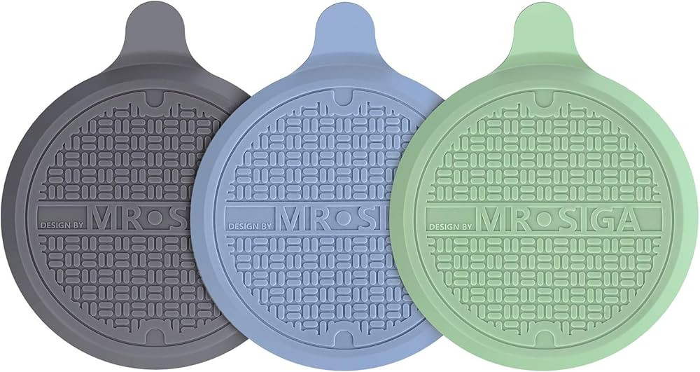 MR.SIGA Silicone Bathtub Stopper, Drain Stopper for Shower, Sink, 5.1" Diameter, 3 Pack | Amazon (US)