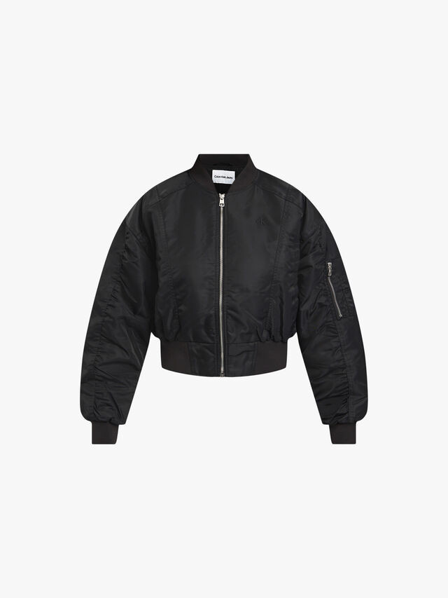 Calvin Klein Jeans Cropped Bomber Jacket | Bomber | Fenwick | Fenwick