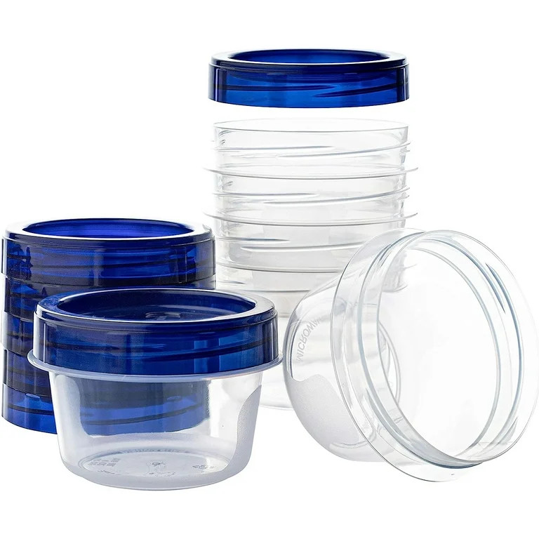 PLASTICPRO Clear Deli Containers with Lid Reusable Small Plastic Container Set, 6-Pack 4 Oz | Walmart (US)