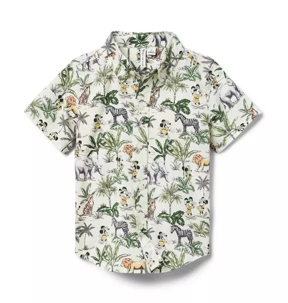 Disney Mickey Mouse Safari Poplin Shirt | Janie and Jack