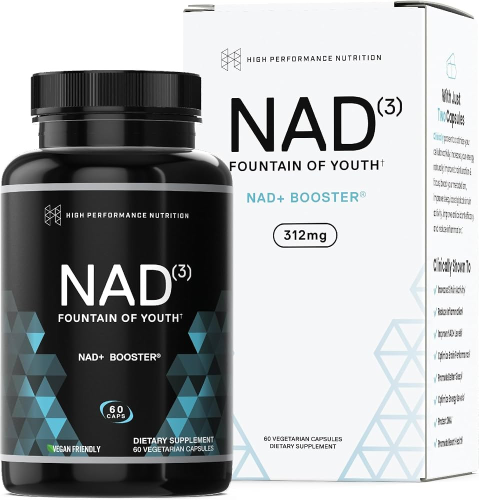 HPN NAD+ Booster (NAD3), Anti Aging Cell Booster, NRF2 Activator, Nicotinamide Riboside Alternati... | Amazon (US)