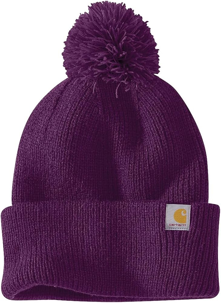Carhartt Women's Knit PomPom Cuffed Beanie | Amazon (US)