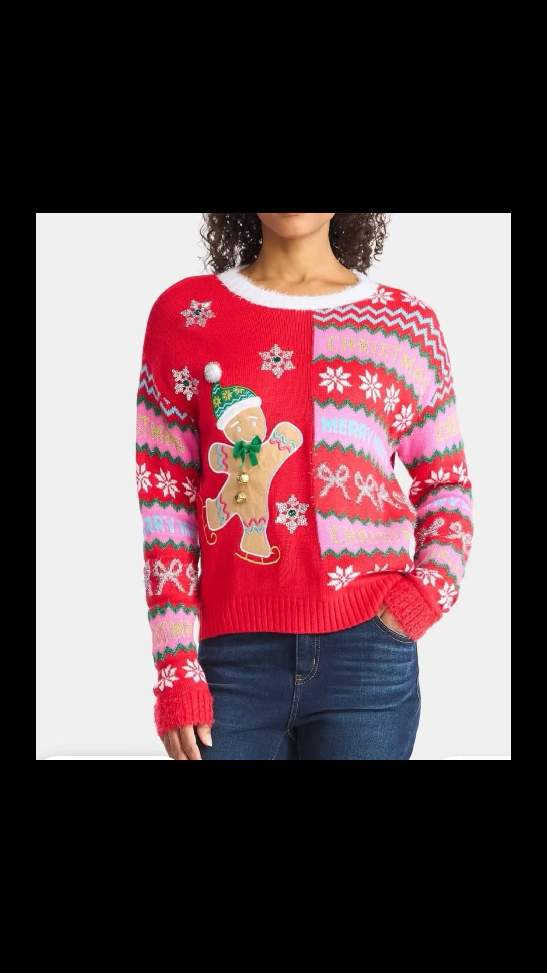 
cozy holiday studio lighting, vibrant red christmas sweater with whimsical patchwork design, oversized embroidered gingerbread man with bell details, playful snowflakes and candy-cane patterns, fuzzy white neckline, soft knit texture, cheerful festive vibes, colorful contrast sleeves, charming handmade aesthetic, warm winter outfit inspiration, bright and joyful holiday fashion, pinterest-worthy collage, trendyheidi holiday style, crisp details and soft shadows, merry and cozy atmosphere

Hashtags

#christmassweater #uglysweaterparty #gingerbreadstyle #holidayfashion #festiveoutfit #cozyknitwear #christmas2025 #holidaystyleinspo #winteraesthetic #christmasoutfitideas #holidaywardrobe #merryandbright #trendyaesthetic #holidayknits #pinterestfashion #trendyheidi #trendywithapassport #festivevibes #winterstyleinspo #cozyseason

⸻

🎀 SORA DESCRIPTION — Sweater 2 (Pink + Red Snowflake Cardigan)

soft winter studio lighting, cropped fuzzy cardigan in red and pink snowflake knit, peppermint-style green buttons adding playful detail, cozy textured fabric, relaxed feminine fit, layered over white tank, casual holiday chic, warm and whimsical feel, soft vintage-inspired palette, festive winter cardigan aesthetic, pinterest-ready holiday outfit inspiration, delicate knit texture captured in detail, trendyheidi cozy seasonal style, modern meets nostalgic holiday fashion

Hashtags

#holidaycardigan #snowflakesweater #pinkandredchristmas #cozyholidaylook #winterknitwear #festivefashion #holidayoutfitinspo #christmasstyle2025 #peppermintbuttons #cozyaesthetic #pintereststyle #holidaycozy #winterwardrobe #trendyheidi #trendywithapassport #holidayknits #christmasoutfits #winterstyleguide #festivevibesonly #cozychic

#LTKGiftGuide #LTKdayinmylife #LTKHoliday