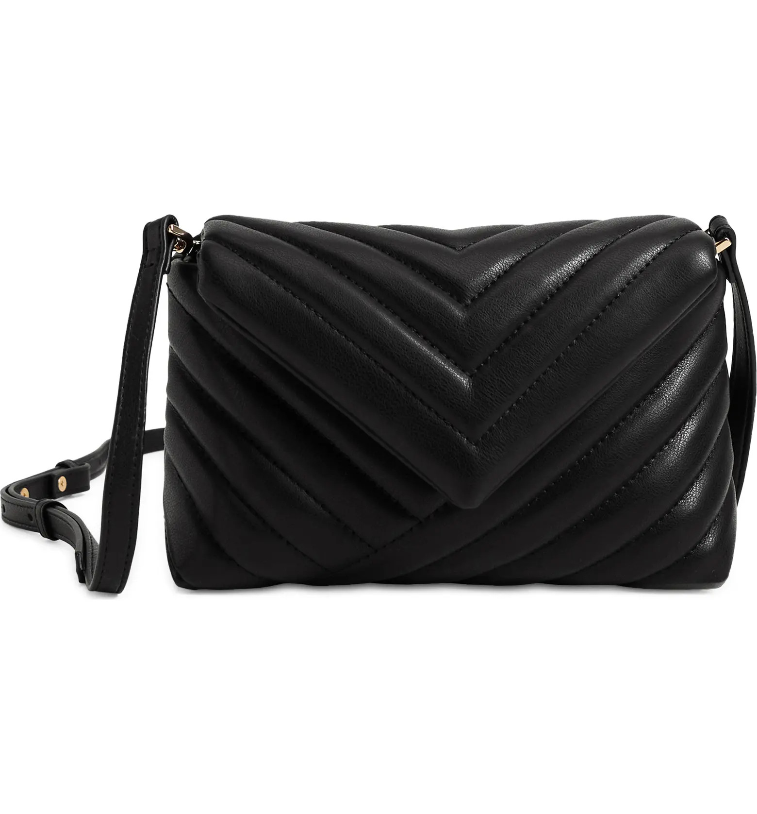 Quilted Faux Leather Crossbody Bag | Nordstrom