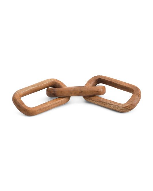 Triple Link Wood Chain | TJ Maxx
