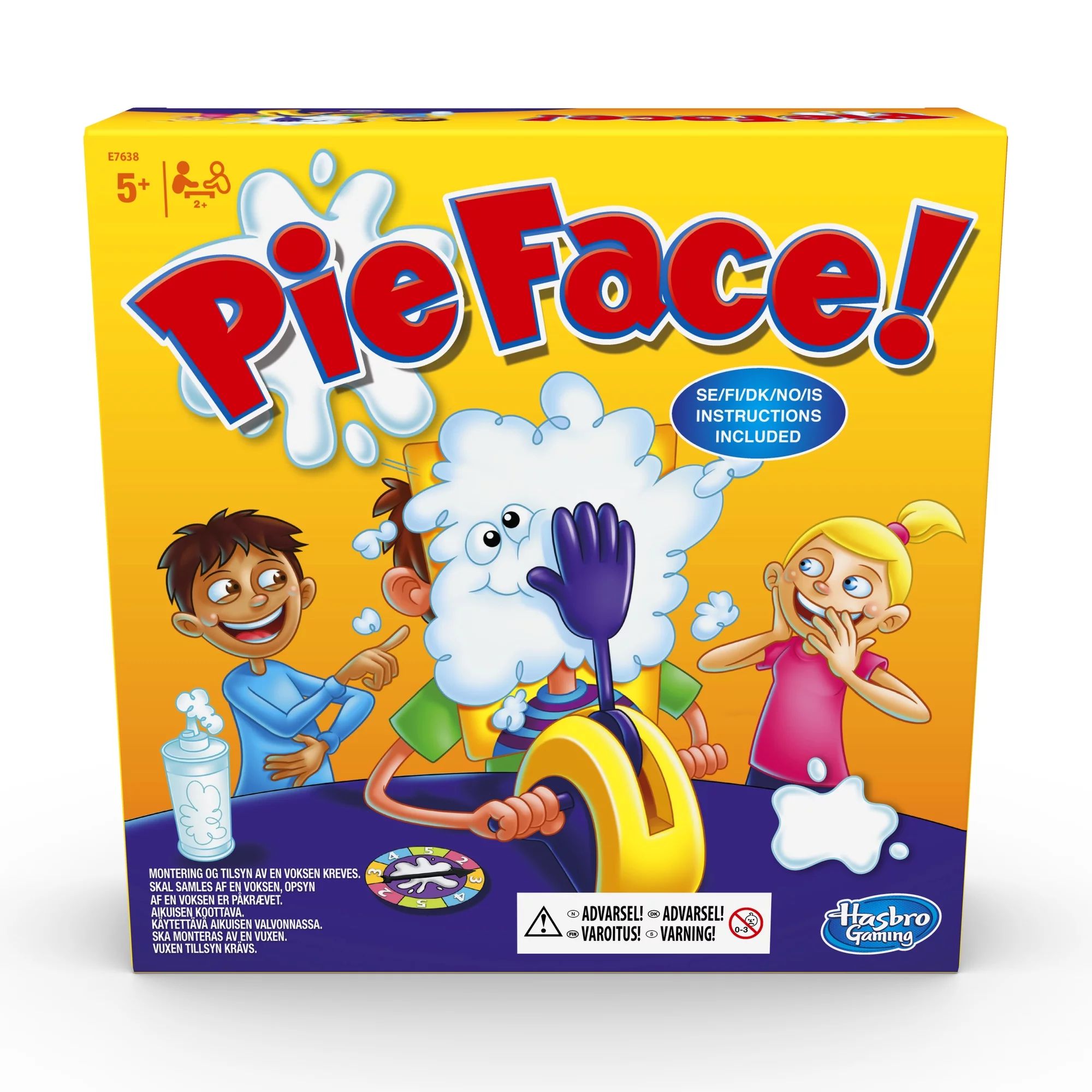 Hasbro Pie Face Game Whipped Cream Family | Walmart (US)