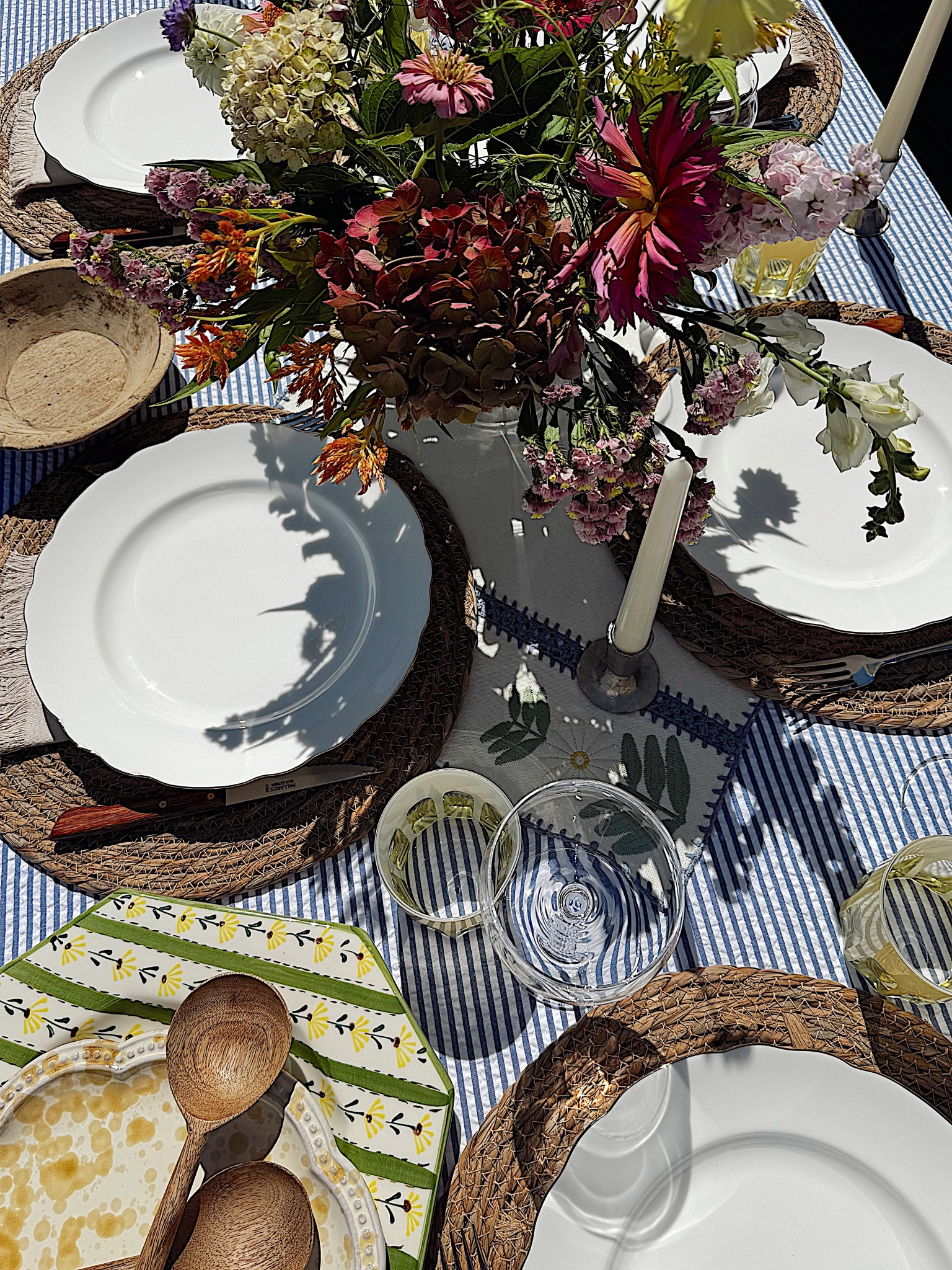 Summer Tablescape 🤍🌼🤍

#LTKSeasonal #LTKHome #LTKFindsUnder100
