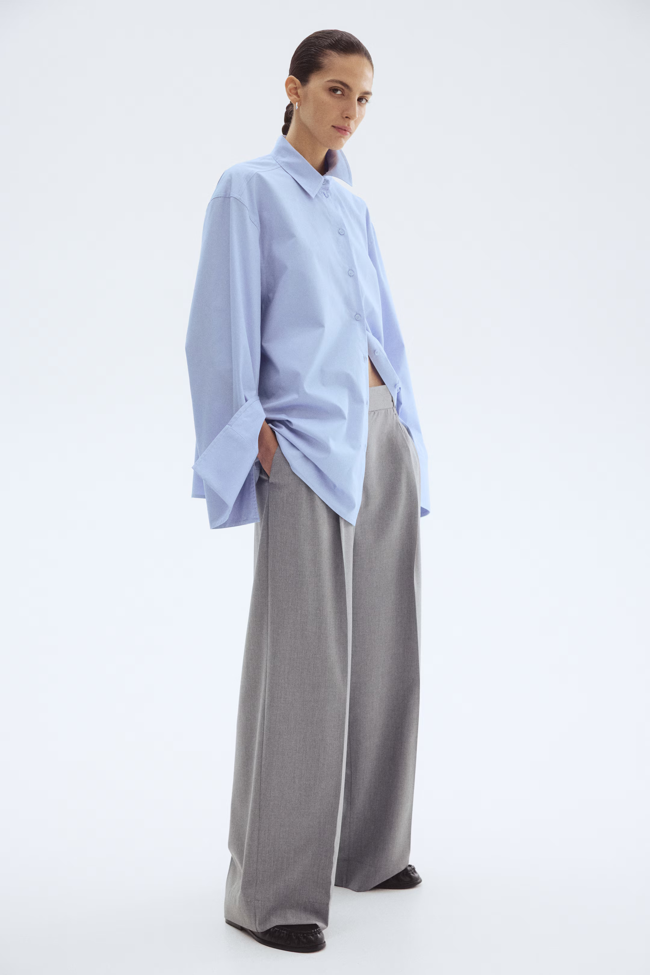 Wide-Leg Dress Pants | H&M (US + CA)