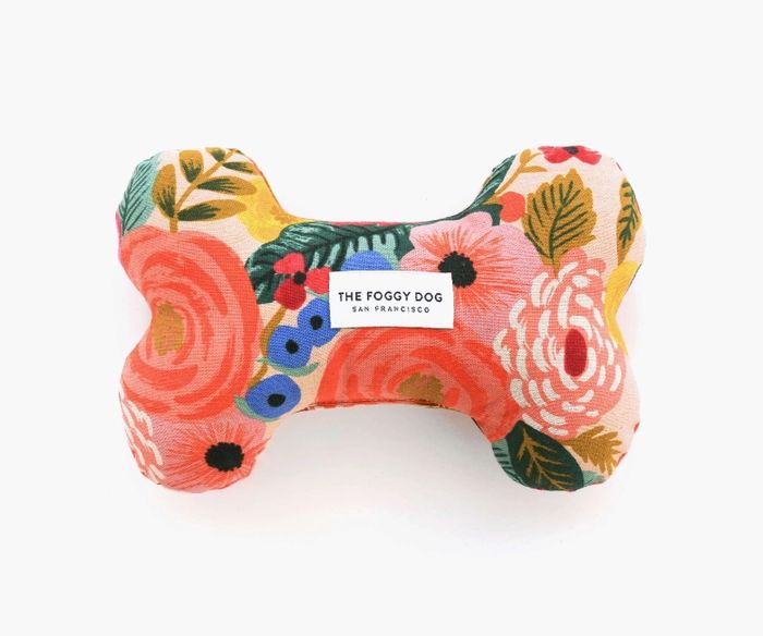 Garden Party Blush Dog Squeak Toy | Rifle Paper Co.