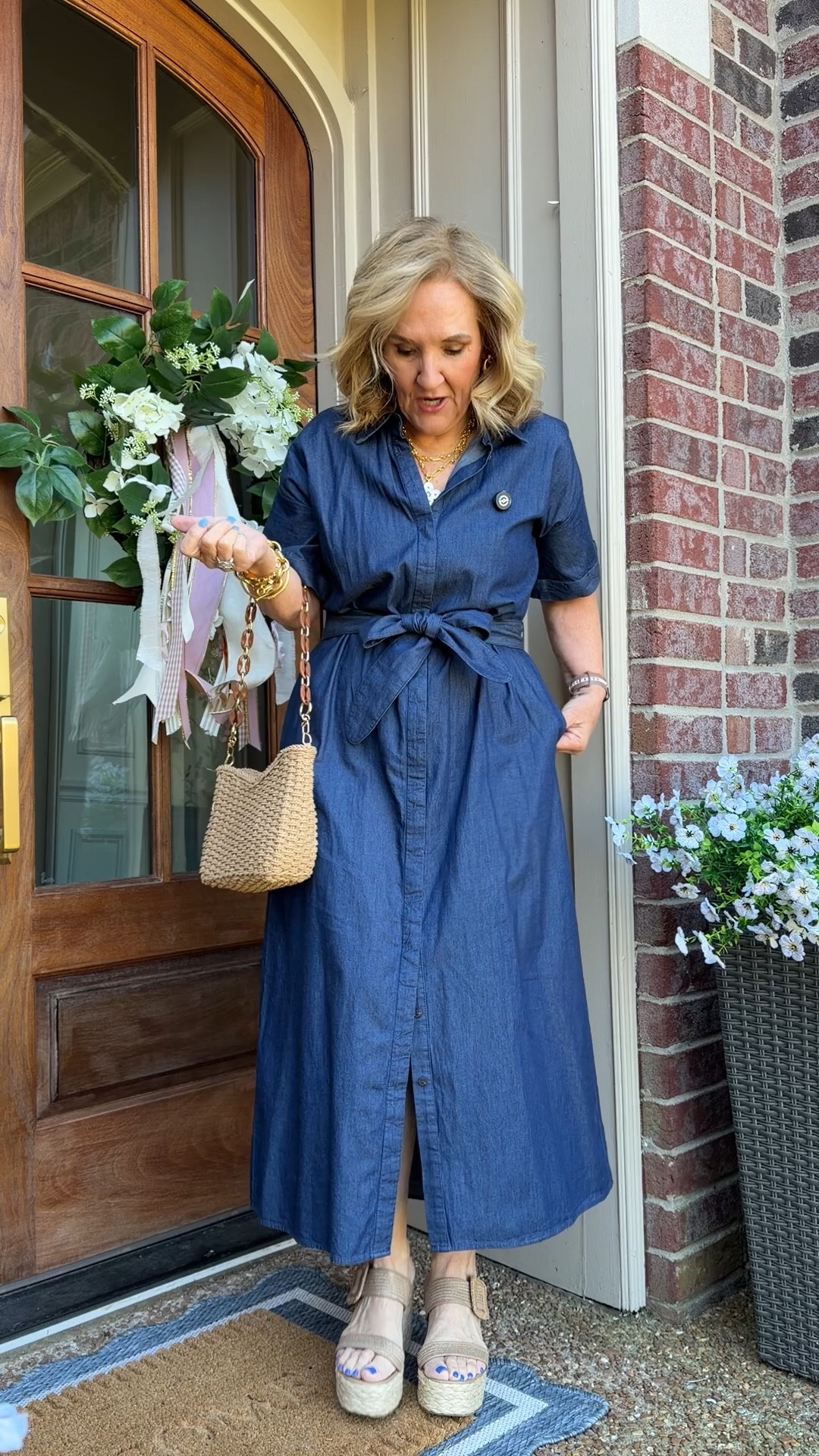 4 dresses varying price points 
Short denim dress size 8 petite 
Striped dress size medium 
Long denim dress I sized down to a small 

Spring dresses day dress casual dress 

#LTKPetite #LTKSeasonal #LTKOver40