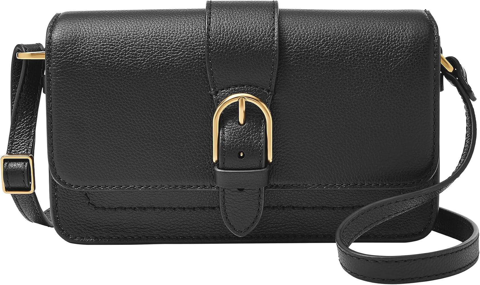 Fossil Women's Zoey Leather Small Crossbody Purse Handbag, Black (Model: ZB1937001): Handbags: Am... | Amazon (US)