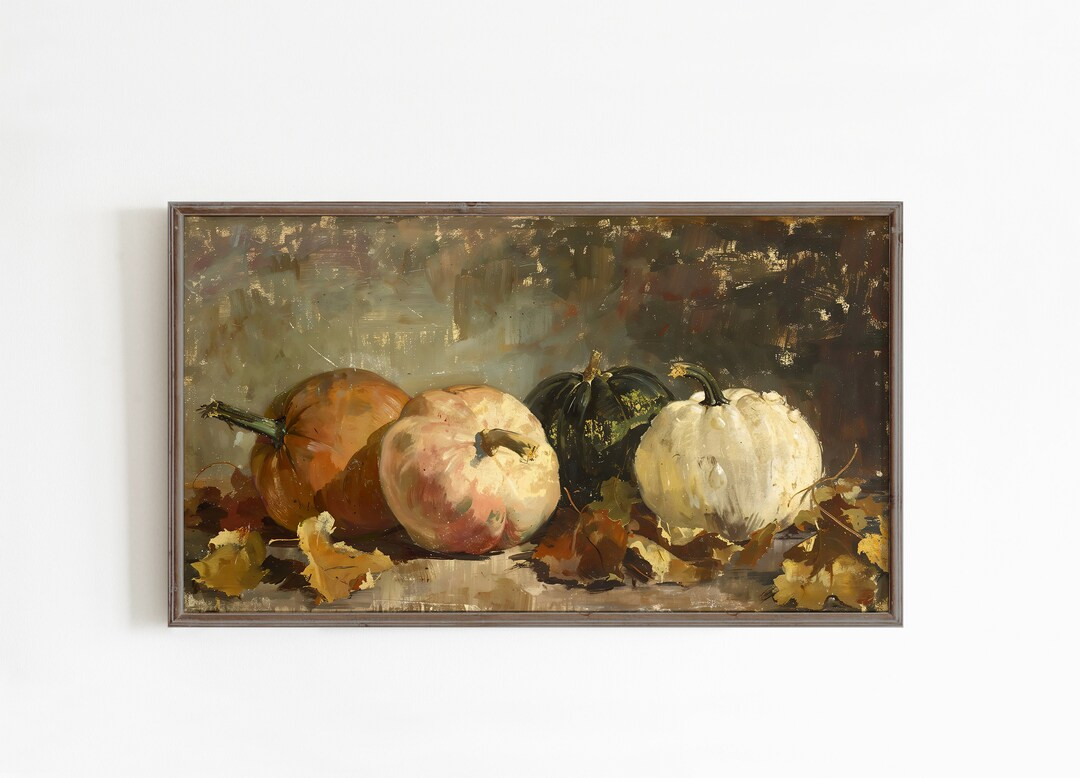 Autumn Frame Tv Art Pumpkins, Fall, Thanksgiving Art for the Frame TV - Etsy | Etsy (US)