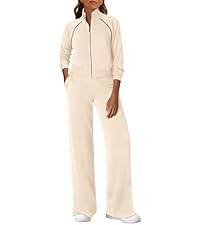 PRETTYGARDEN Womens 2 Piece Outfits Sweatsuits 2025 Fall Full Zip Sweatshirts Workout Pants Match... | Amazon (US)