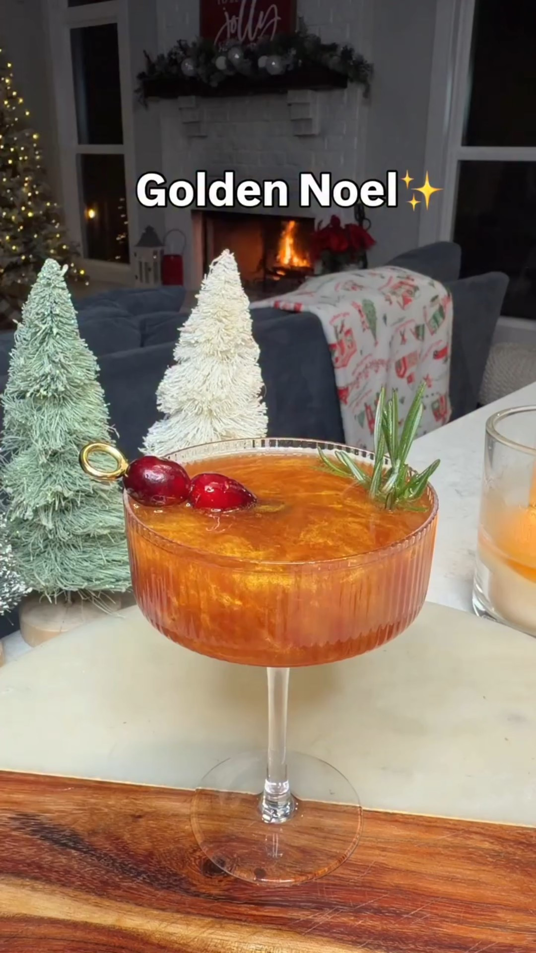 My Golden Noel holiday spritz ✨ Cranberry, Prosecco, a splash of orange liqueur, and a little gold shimmer. It’s simple, festive, and so pretty for hosting.
Linking the glassware, edible gold glitter, cocktail picks, and my other holiday hosting must-haves. Perfect for Christmas parties, girls’ nights, and cozy at-home celebrations.

Holiday hosting • Christmas cocktail • Prosecco spritz • Entertaining essentials • Bar cart favorites

#LTKHoliday #LTKParties #LTKSeasonal