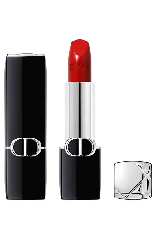 Rouge Dior Refillable Lipstick in 999/satin at Nordstrom | Nordstrom