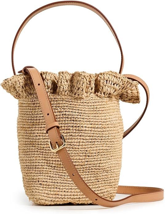 Loeffler Randall Women's Laith Crochet Top Handle Bucket Bag | Amazon (US)