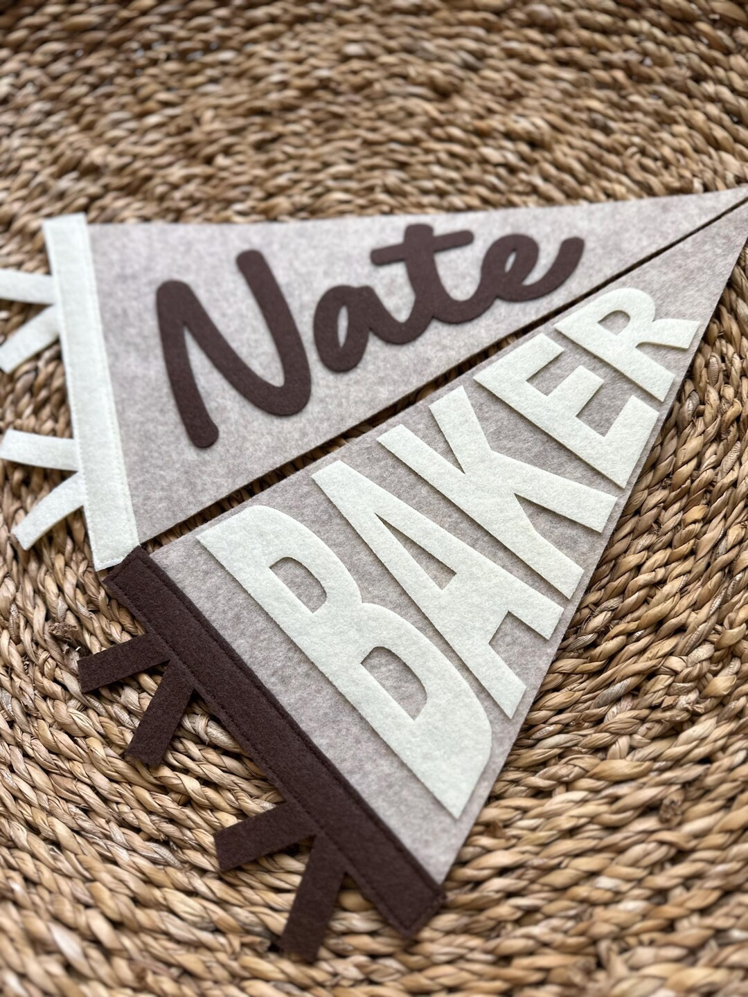 Custom Mini Pennant for Baby, Small Name Flag for Newborn Hospital Photos, Personalized Photo Pro... | Etsy (US)