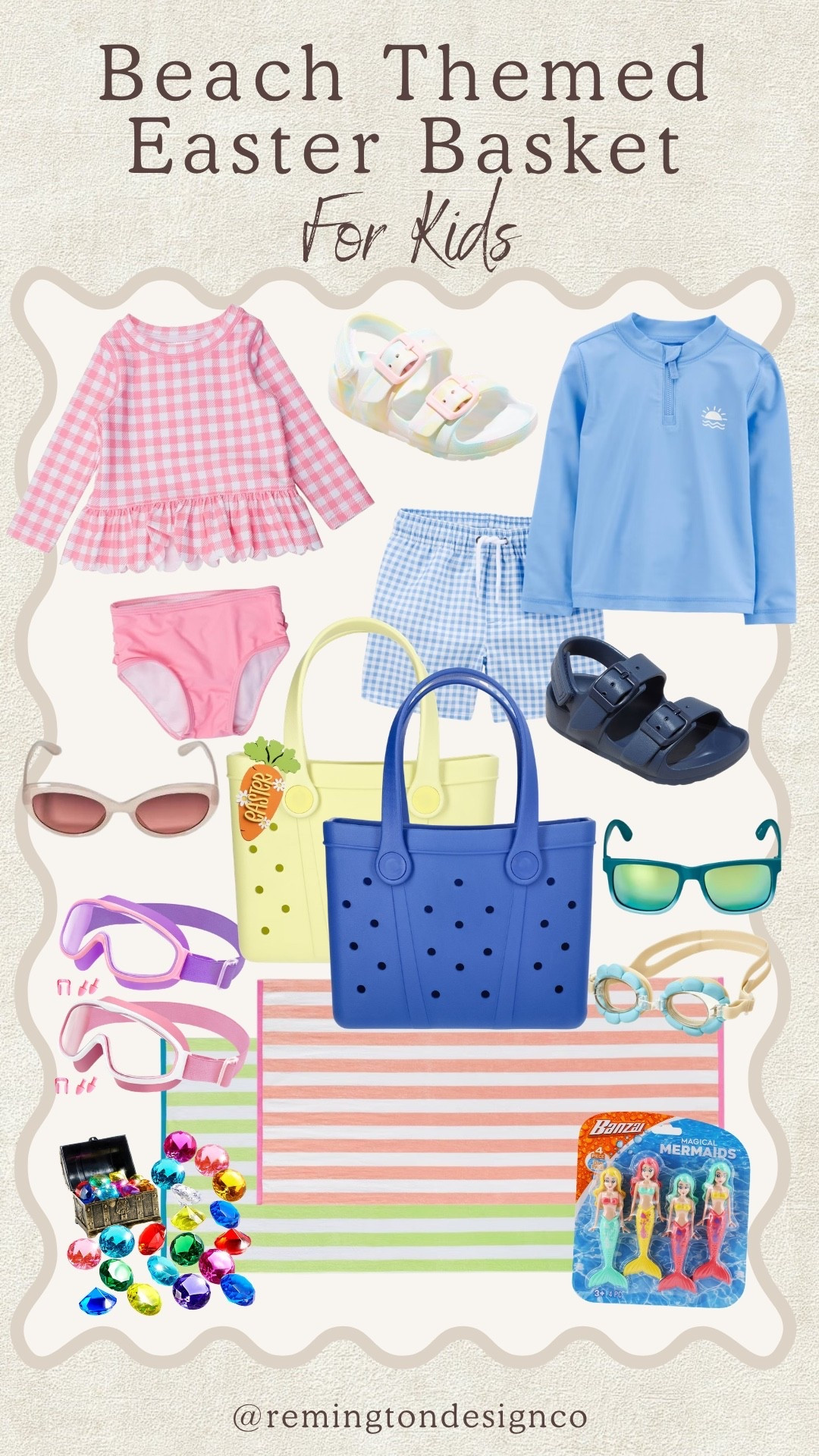 Beach themed Easter baskets for kids! 

#LTKmomlife #LTKKids #LTKBaby