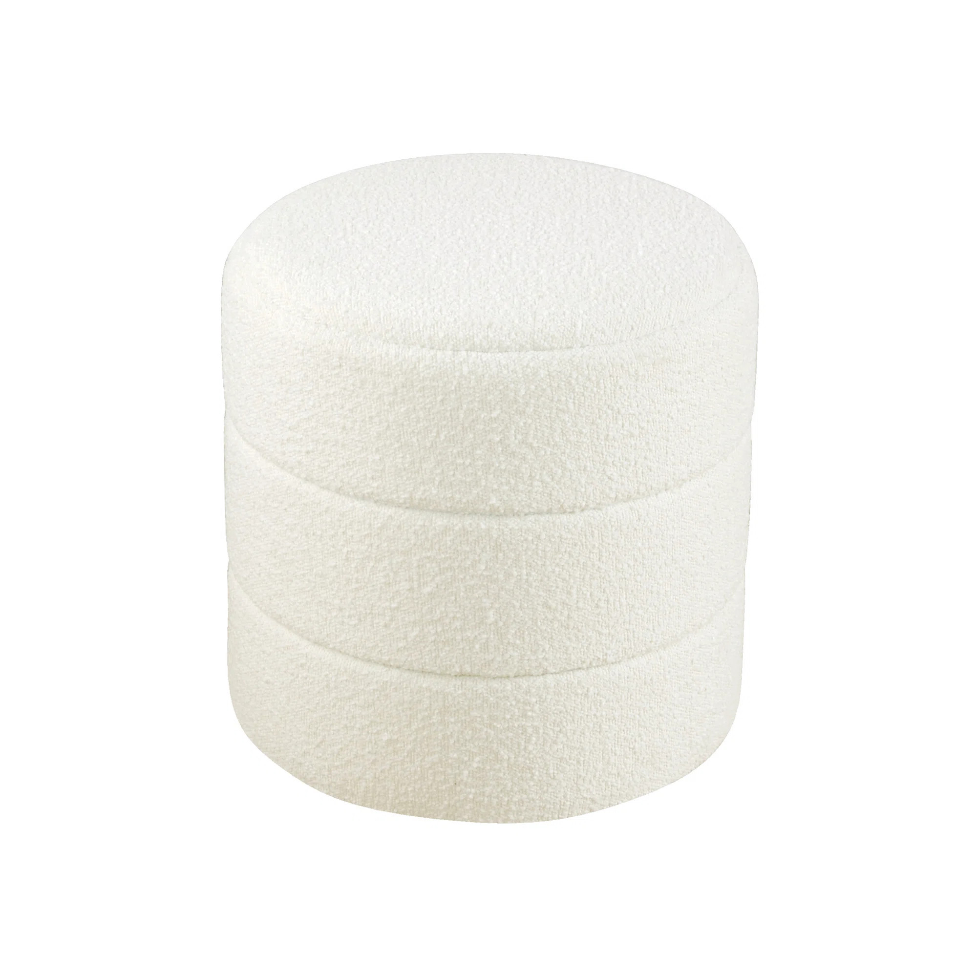 Maeesha Upholstered Round Ottoman | Wayfair North America
