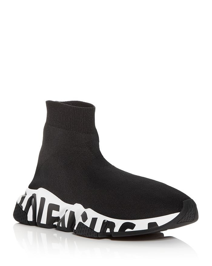 Balenciaga Women's Speed Graffiti Knit High Top Sock Sneakers Back to Results -  Shoes - Blooming... | Bloomingdale's (US)