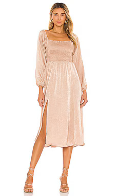 RESA Emma Dress in Taupe from Revolve.com | Revolve Clothing (Global)