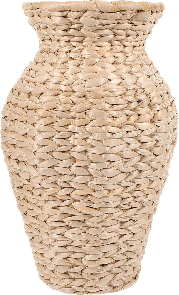 Alipis Rattan Vase Country Style Woven Plant Basket Rustic Vase Hand Woven Dried Vase for Home De... | Amazon (US)