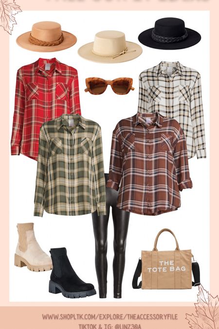 ⭐️⭐️use code SJLINZ30A to save on the sunglasses⭐️⭐️

Fall flannel, fall plaid button down, Walmart style, Walmart fashion, Walmart finds, Walmart must haves, faux leather leggings, booties, boots with heels, Chelsea boots, boater hat, fall hat, tan hat, nude hat, black hat, affordable outfits, affordable fashion, affordable style, affordable looks, fall outfits, fall fashion, fall style, fall looks, amazon finds, amazon fashion, amazon deals 

#LTKSeasonal #LTKstyletip #LTKunder50