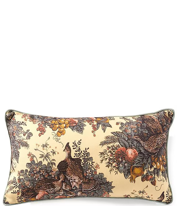 Southern LivingFestive Fall Collection Gold Bird Lumbar Pillow | Dillard's