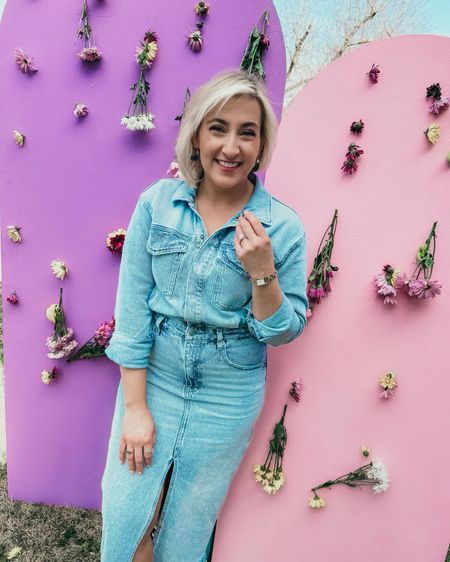 The perfect denim dress for spring!

#LTKstyletip #LTKFestival #LTKSeasonal