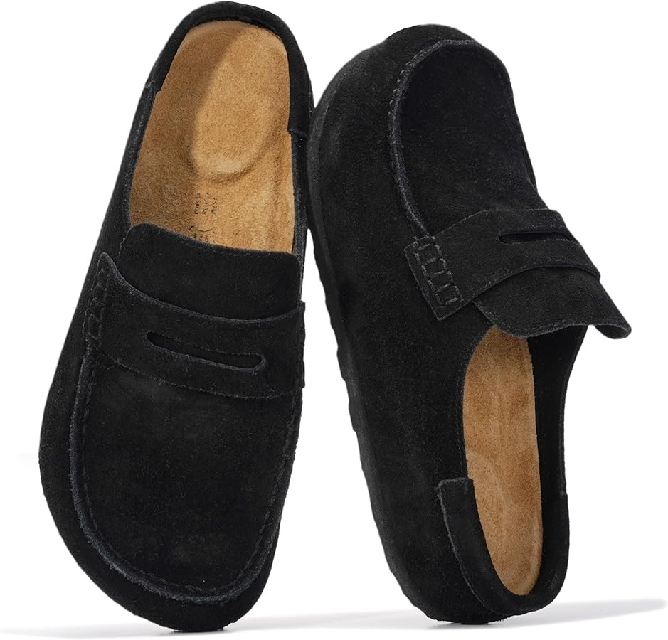 Project Cloud 100% Genuine Leather Moccasin-Style Clogs for Women - Memory Foam and Water Resista... | Amazon (US)