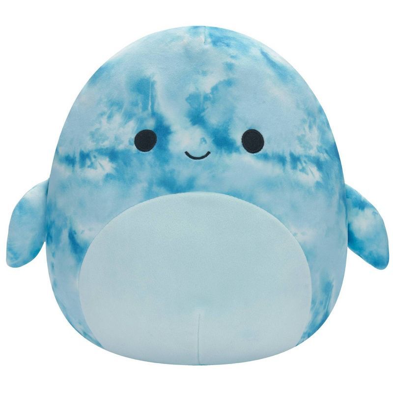 Squishmallows Blue Crinkle Tie-Dye Dolphin 11" Plush | Target
