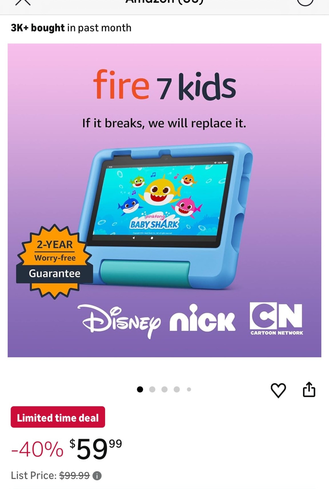 The fire rablet for kids is 40% off! Under $60

#LTKBaby #LTKKids #LTKTravel