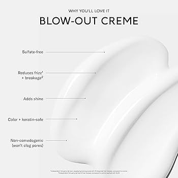 SEEN Blow-Out Creme - Non-Comedogenic & Sulfate-Free Blow Out Hair Cream- Reduces Frizz- Heat Pro... | Amazon (CA)