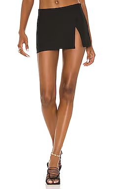 Miaou Micro Mini Skirt in Black from Revolve.com | Revolve Clothing (Global)