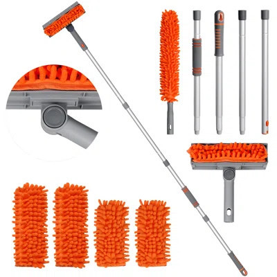 Ceiling Fan Cleaner Duster with 63" Extension Pole, Ceiling Fan Blade Cleaning Tool, Dusters for Cleaning High Ceiling Fan Reusable Chenille Pads for | Wayfair North America