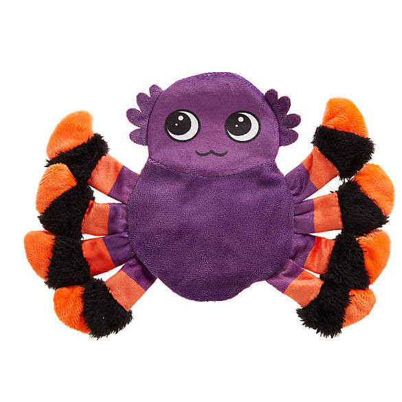 Thrills & Chills&trade; Halloween Spider Flattie Dog Toy - Crinkle, Squeaker | PetSmart