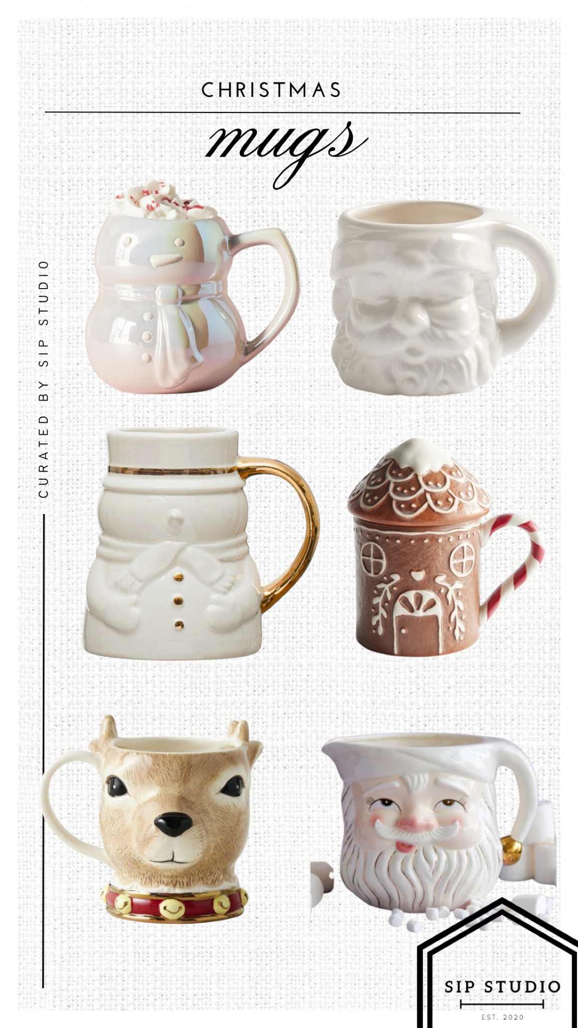 Christmas mugs 🤍💫

#LTKSeasonal #LTKHoliday #LTKfindsunder50