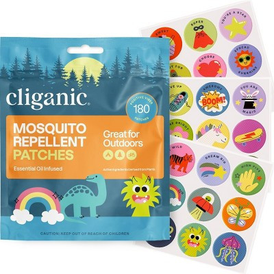 Cliganic Repellent Patches, Kids Positive Vibes, 90ct | Target