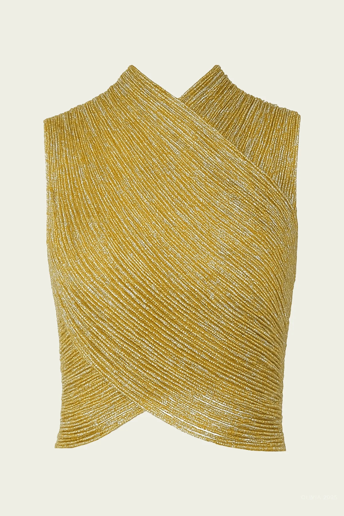 Haisley Top in Light Gold - Gold 4 US | Shop Olivia